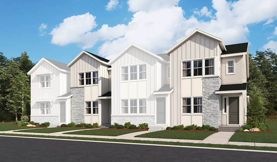 Elevation A of the Yarrow floor plan