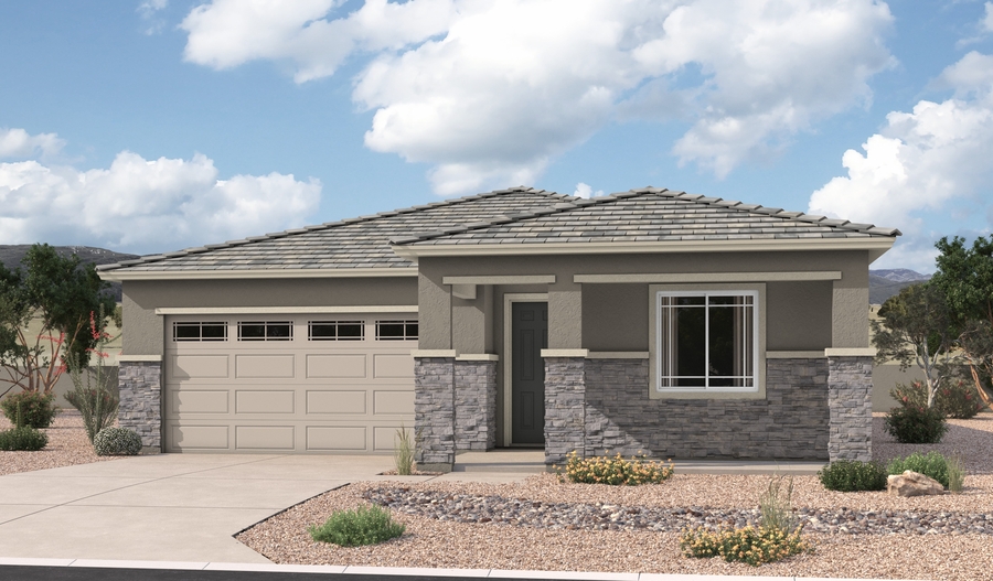 Elevation D of the Ashwood floor plan