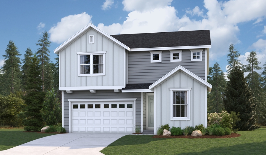 Elevation A of the Moonstone floor plan