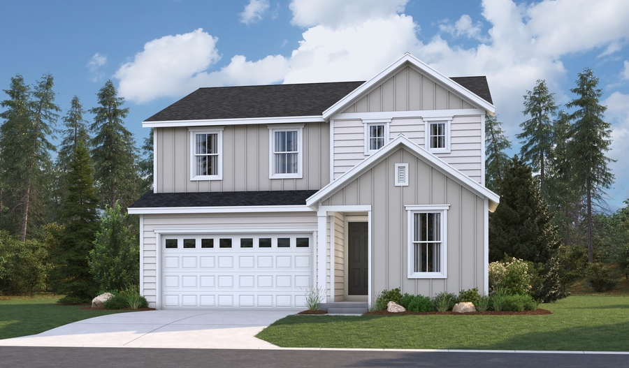 Elevation A of the Pearl floor plan