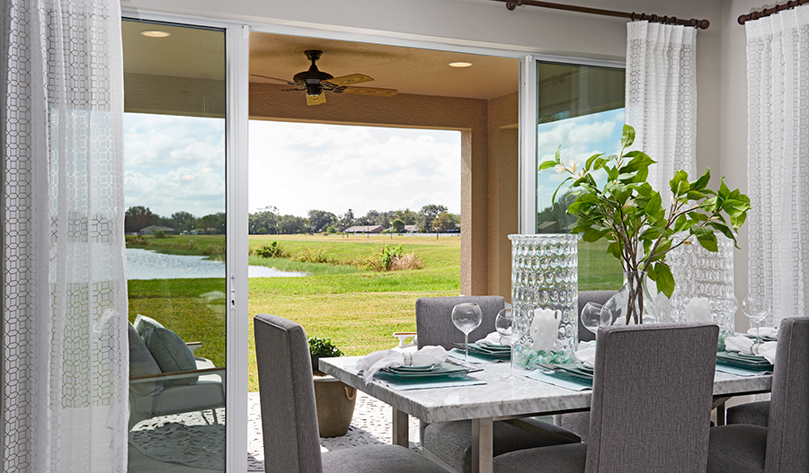 Dining room of the Moonstone floor plan