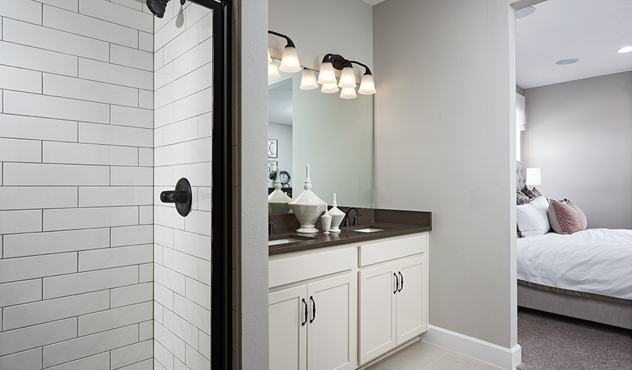 Owner's bathroom of the Ruby floor plan