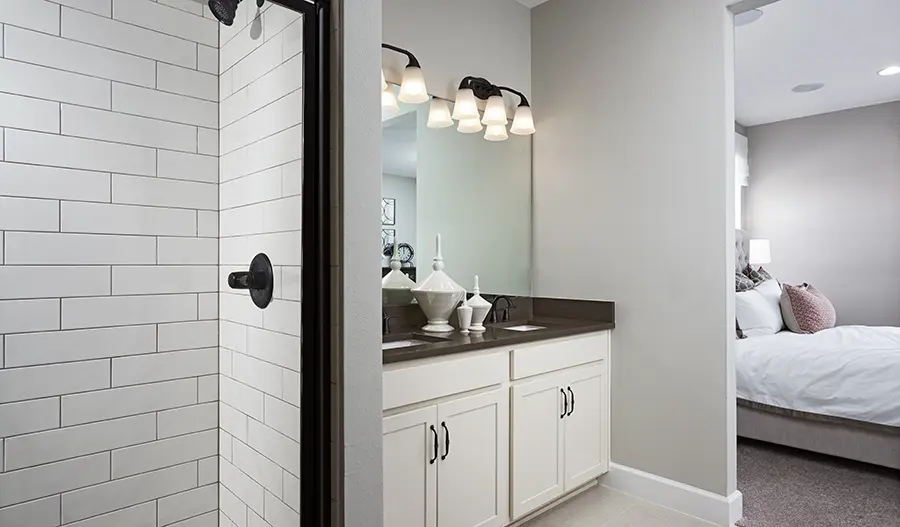Owner's bathroom of the Ruby floor plan