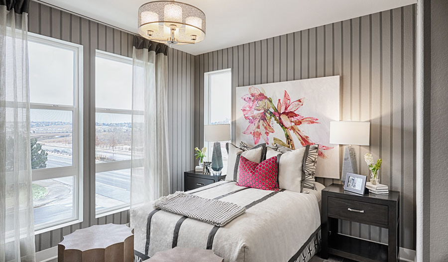 Bedroom in the Soho floor plan