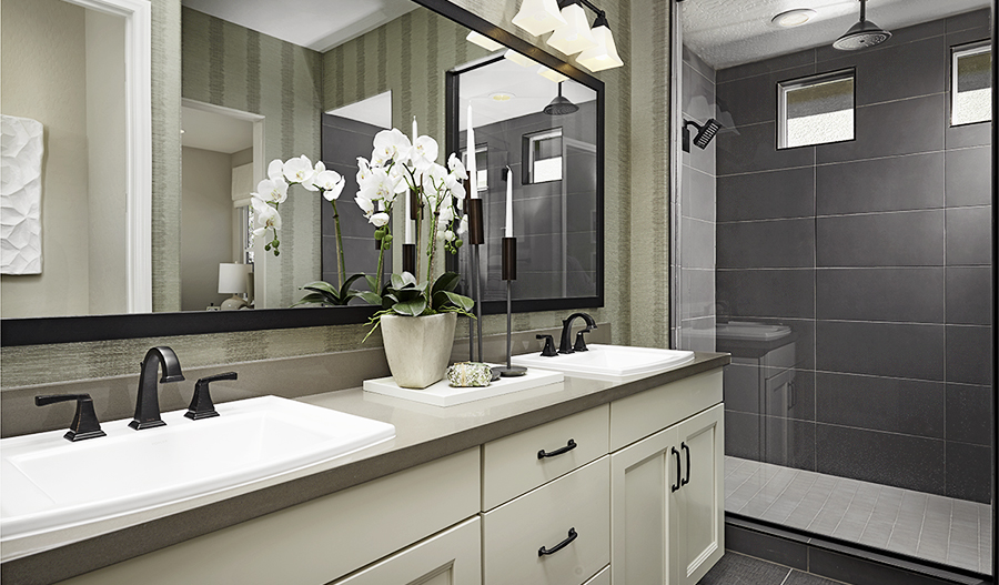 Owner's bathroom of the Paige floor plan
