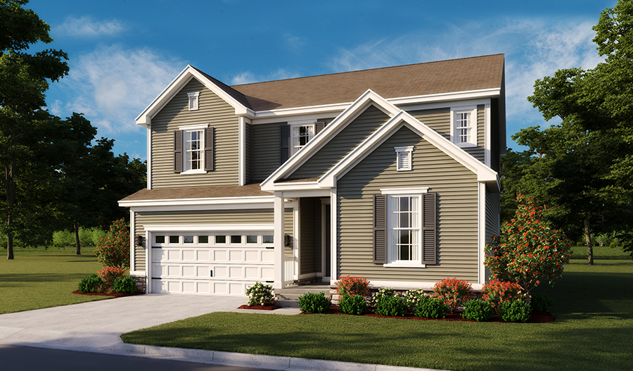 The Hopewell - Elevation A Exterior A of the Hopewell floor plan