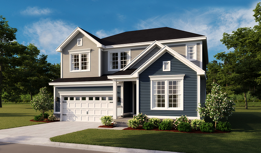 Exterior B of the Hopewell floor plan