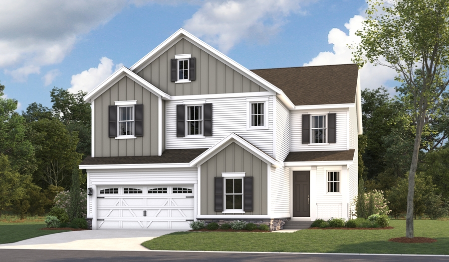 The Yorktown - Elevation C Exterior C of the Yorktown floor plan