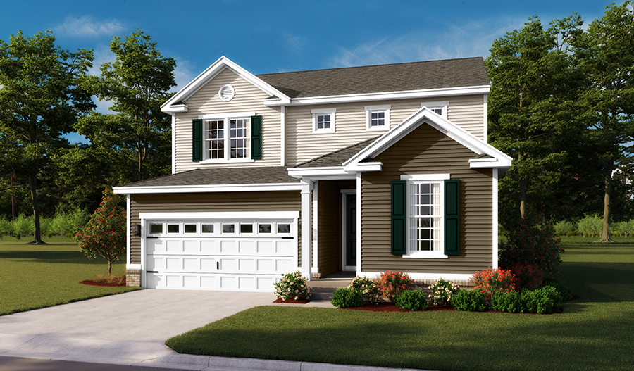 Exterior D of the Citrine floor plan