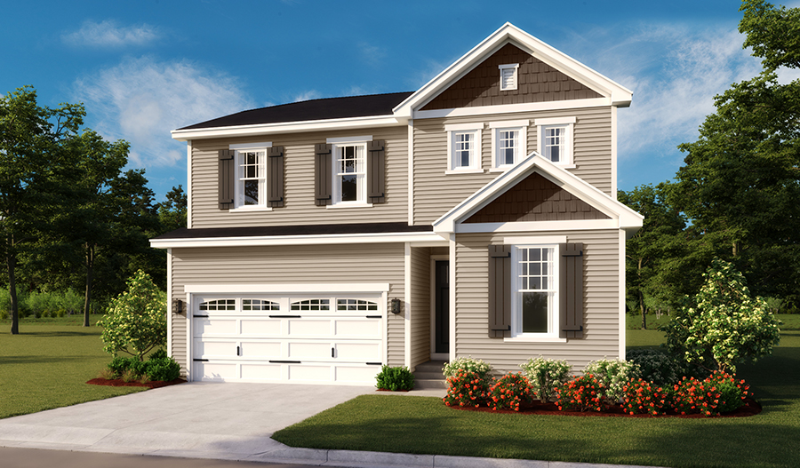 Exterior C of the Pearl floor plan
