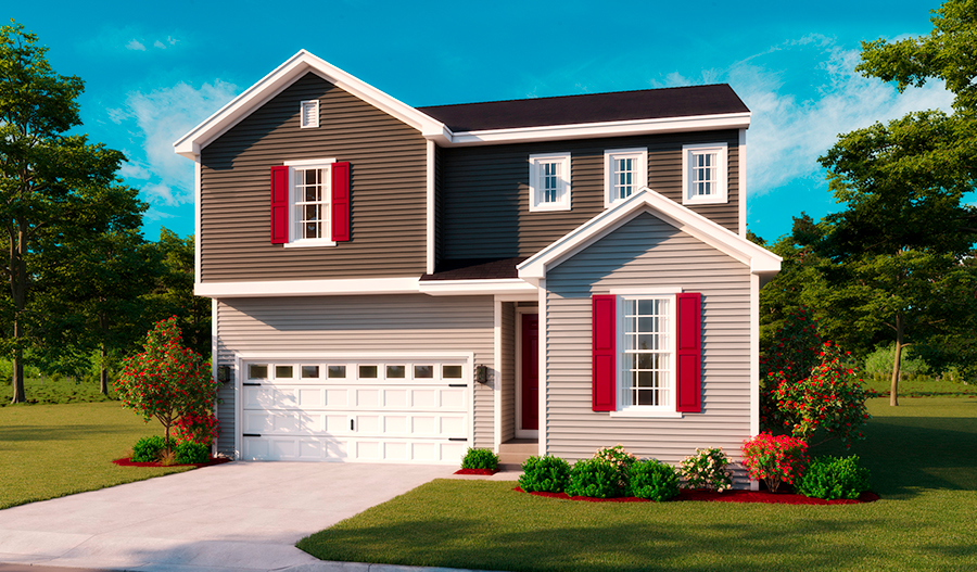 Exterior A of the Moonstone floor plan