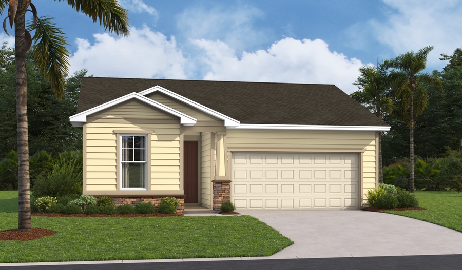 Exterior L of the Larimar floor plan