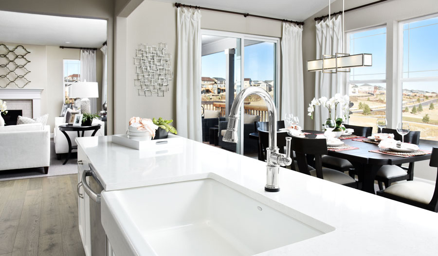 The Seth Kitchen of the Seth floor plan in Denver