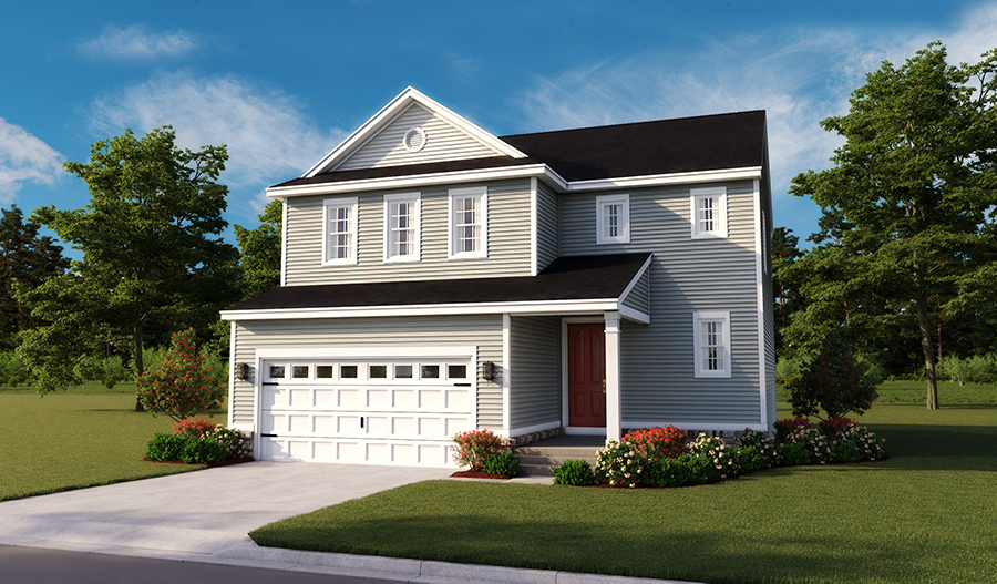 Exterior D of the Coral floor plan