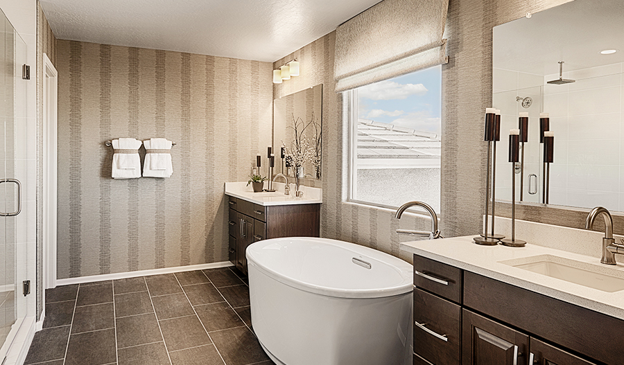 Mater bathroom of the Pearce floor plan