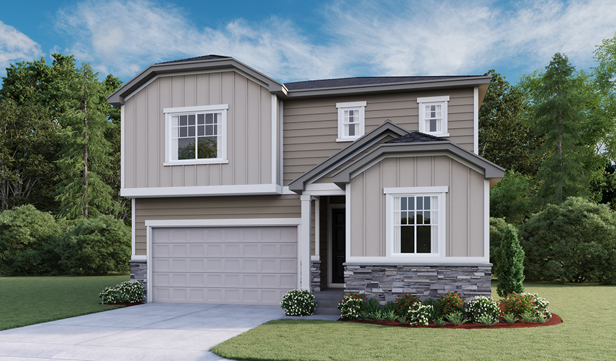 Moonstone floor plan at The Park Richmond American Homes