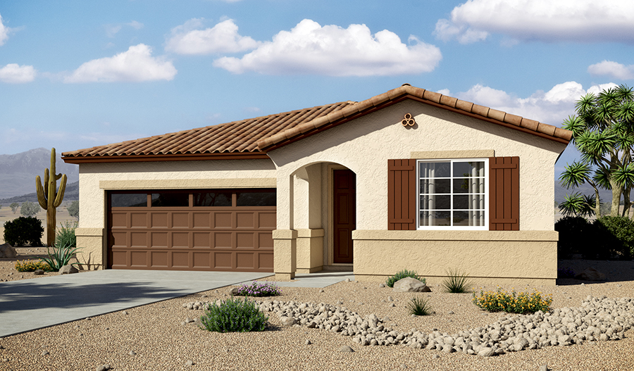 Exterior A of the Arlington floor plan