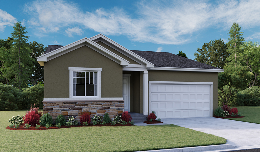 Exterior B of the Alexandrite floor plan