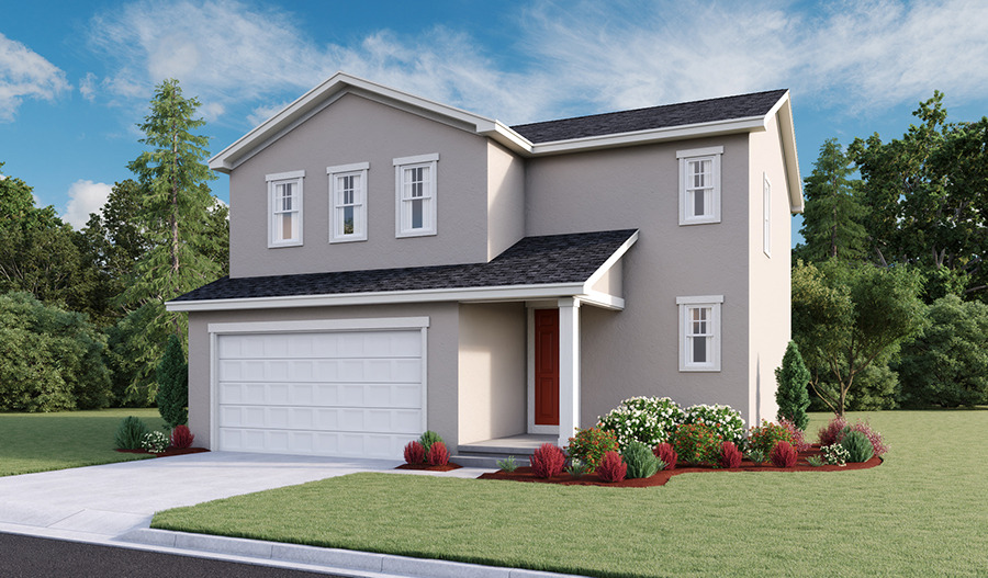 Exterior A of the Coral floor plan
