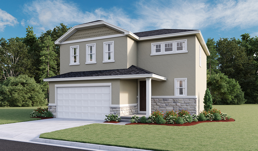 Exterior C of the Coral floor plan