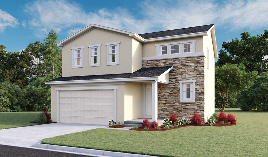 Exterior E of the Coral floor plan