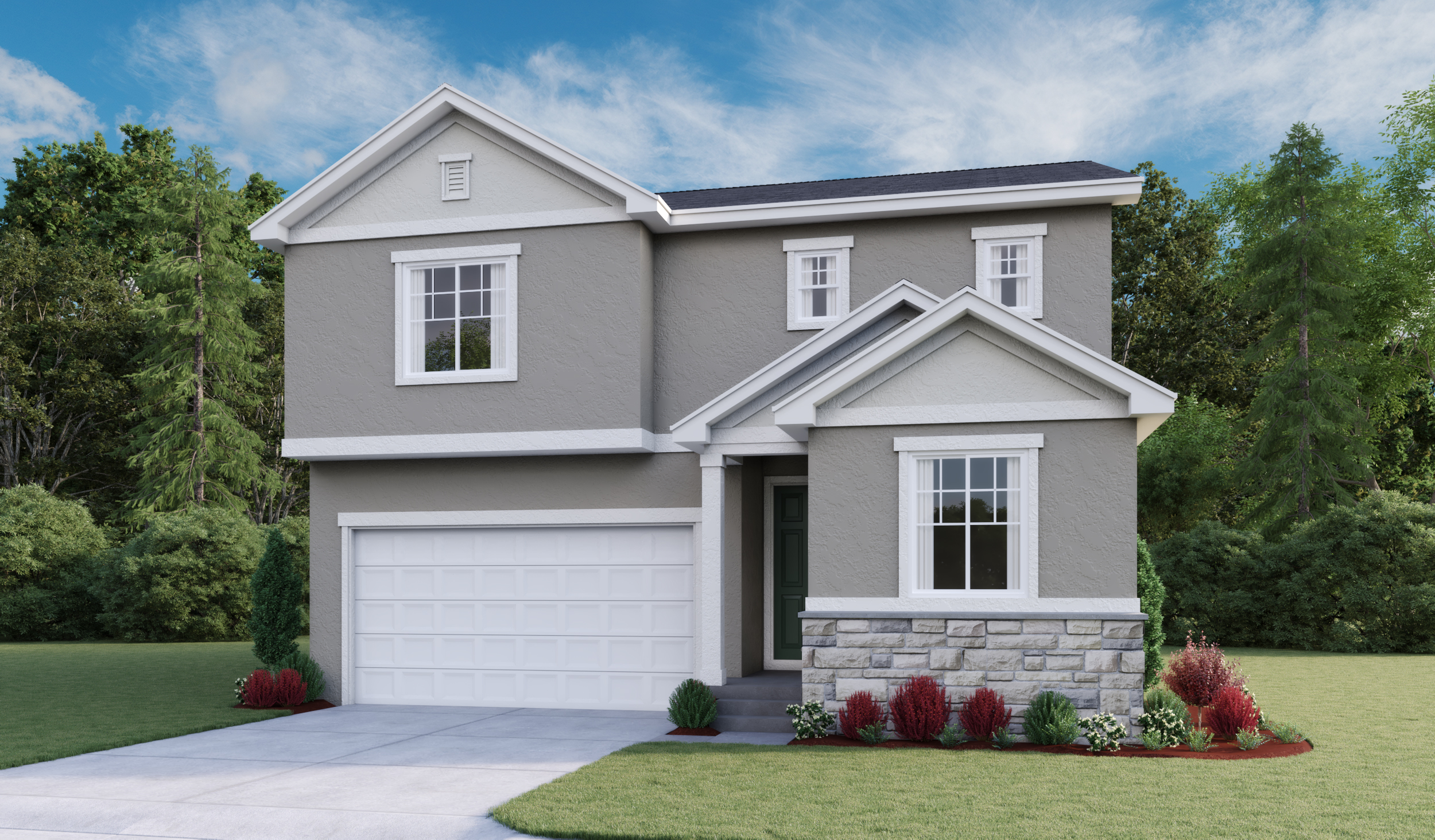 Exterior B of the Moonstone floor plan