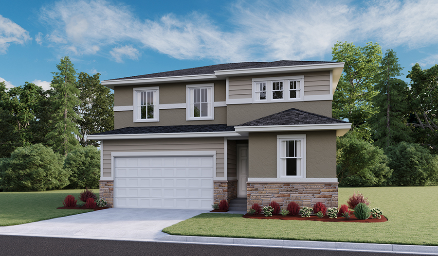 The Pearl - Elevation E Exterior E of the Pearl floor plan