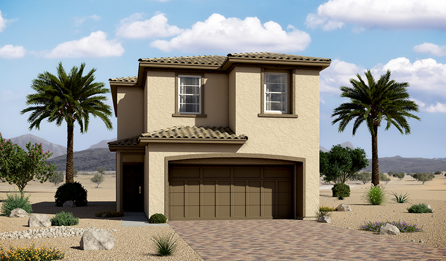 Evan Floor Plan At Acadia Skye Canyon Richmond American Homes The Evan Elevation A 1 Of 9