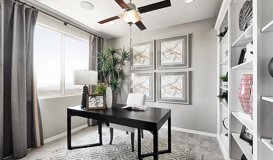 The Layla (The Cottonwood in some areas) Study in the Layla floor plan