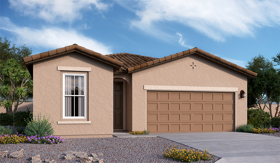 Exterior A of the Sunstone floor plan