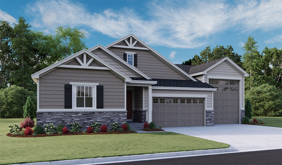 The Harris - Elevation A Exterior A of the Harris floor plan