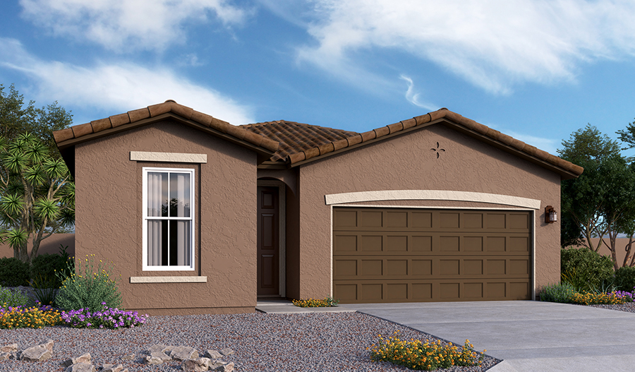 Exterior A of the Sunstone floor plan