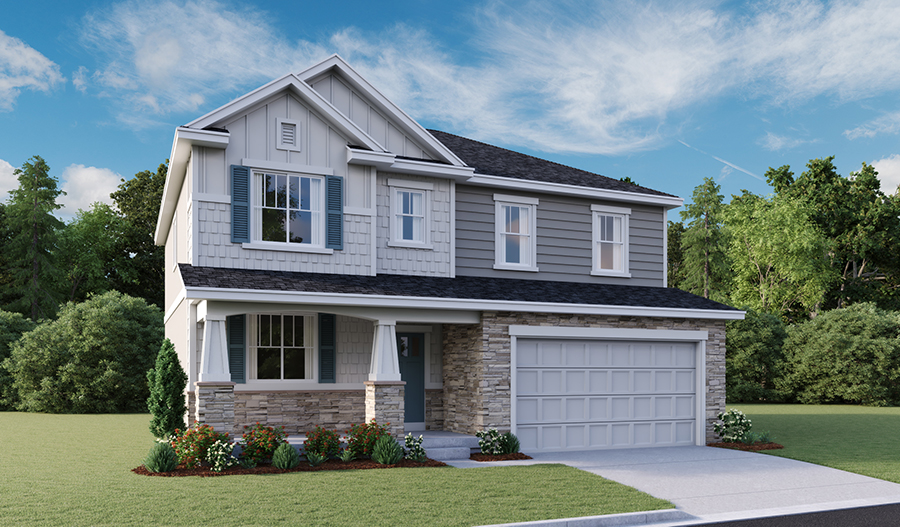 The Hemingway - Elevation F Exterior F of the Hemingway floor plan