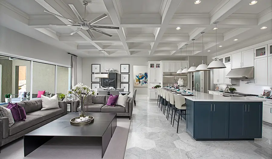 Great room of the Robert Plan in Stirling Manor