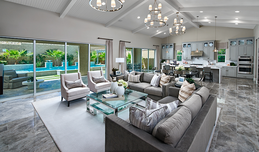 Greatroom of the Rocco plan at Stirling Manor