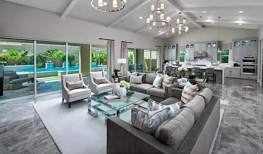 Greatroom of the Rocco plan at Stirling Manor