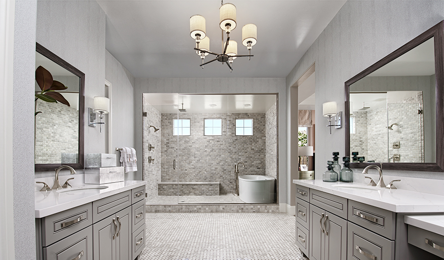 Owner's bath of the Rocco plan in Stirling Manor