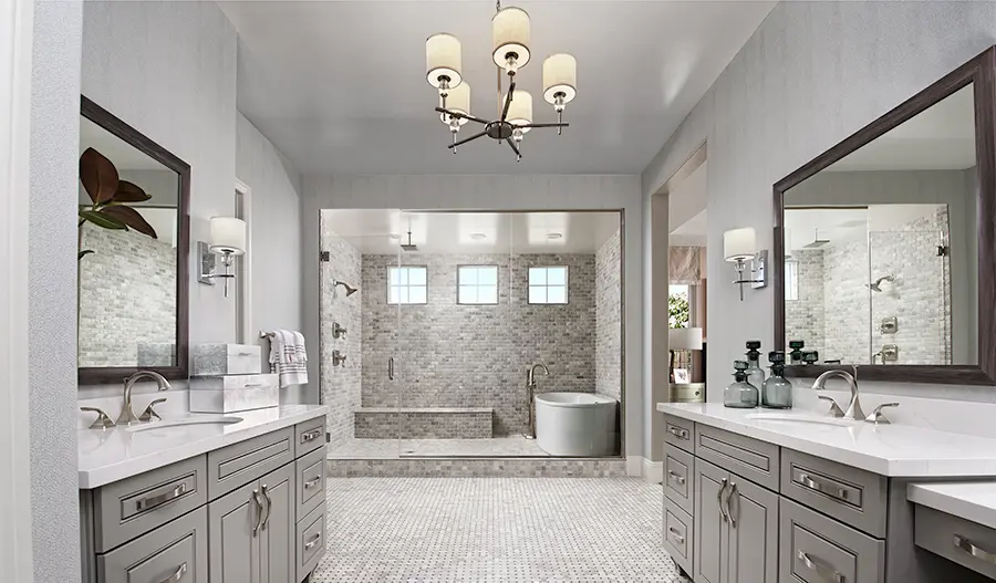 Owner's bath of the Rocco plan in Stirling Manor