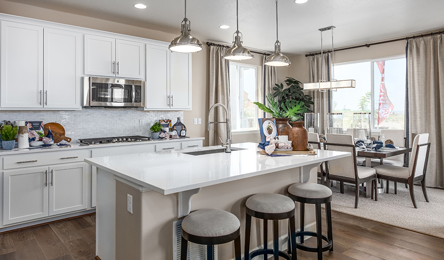 Kitchen of the Liesel plan in South Hills