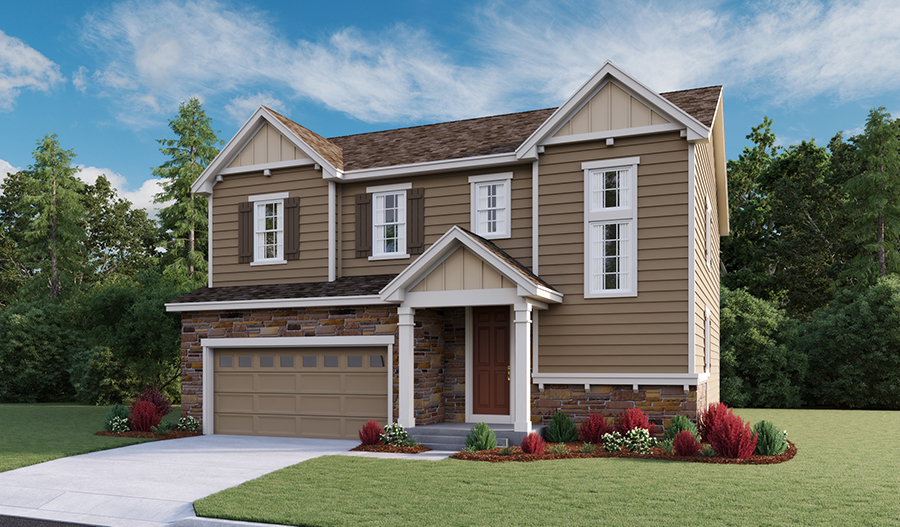 Bedford floor plan at Sorrel Ranch Richmond American Homes