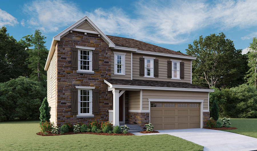 Hemingway floor plan at Sorrel Ranch Richmond American Homes