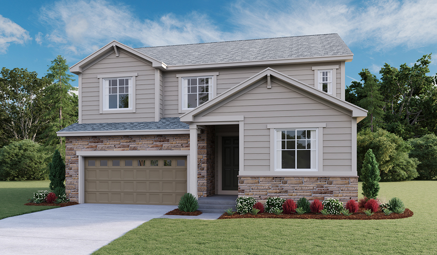 Hopewell floor plan at Sorrel Ranch Richmond American Homes
