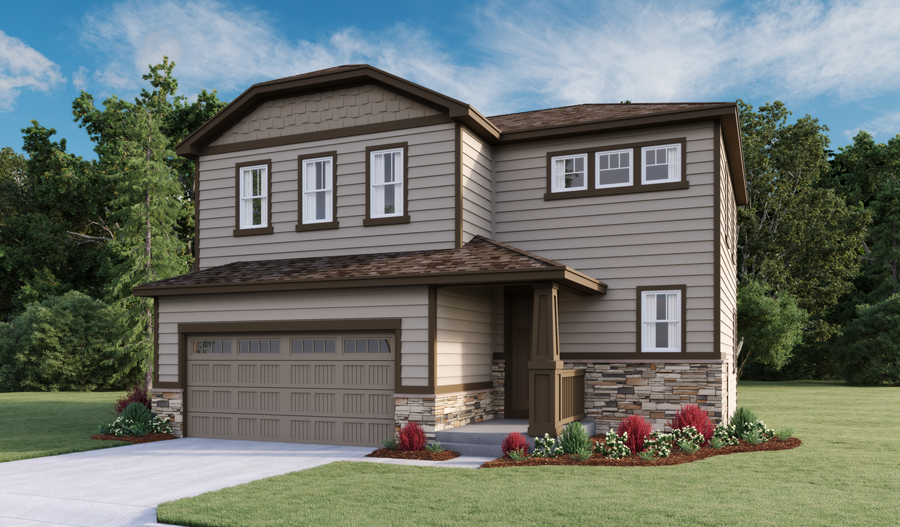 Exterior B of the Coral floor plan
