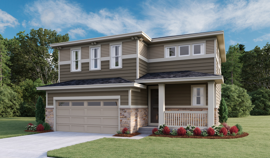 Exterior D of the Coral floor plan