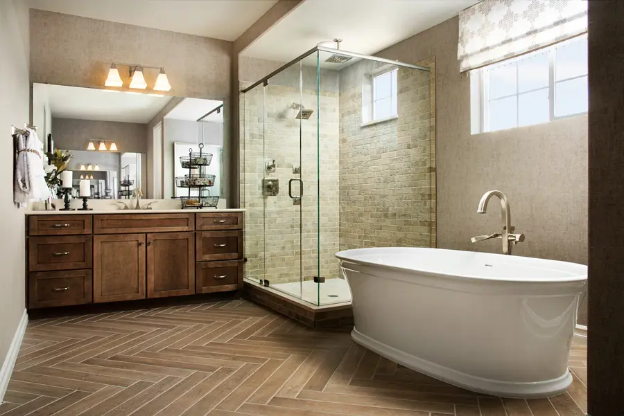 The Dayton Owner's bath of the Dayton plan in Anthem Highlands Retreat