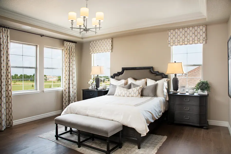 bedroom of the Dayton plan in Anthem Highlands Retreat