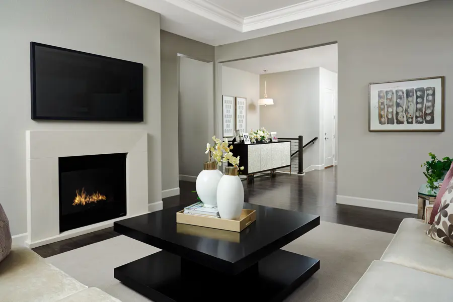 Family room of the Daniel floor plan in Anthem Highlands Retreat
