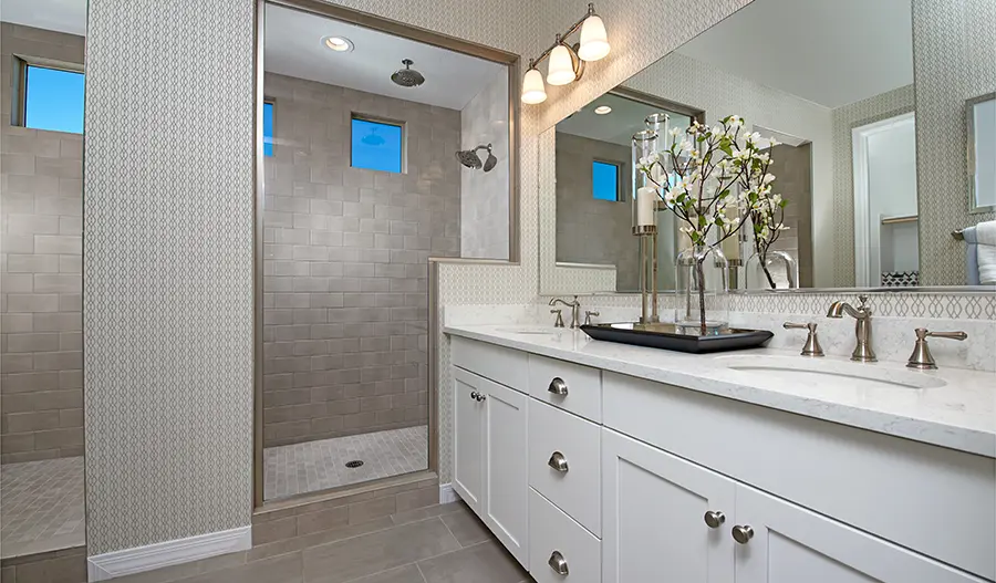 The Raleigh Owner's bath of the Raleigh plan in Desert Oasis in Phoenix