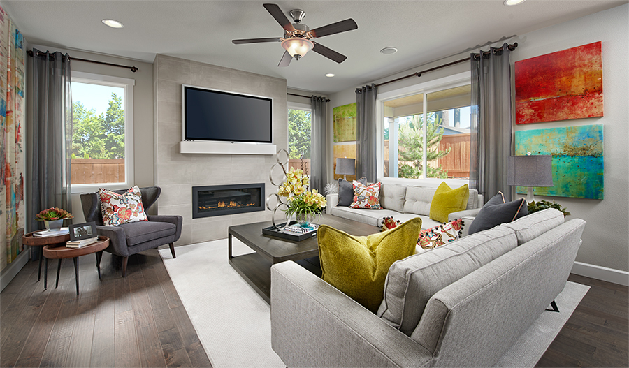 Lowell floor plan at Sidney Ridge Richmond American Homes