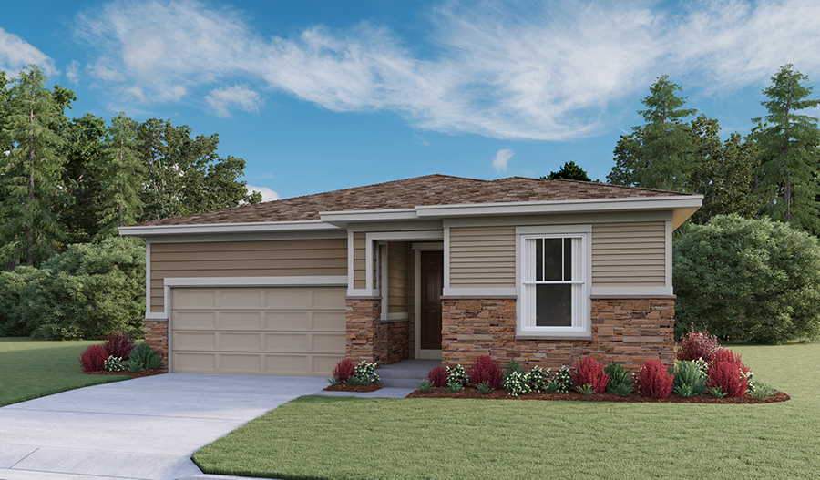 Amethyst floor plan at Seasons at Buffalo Grass at Homestead at Crystal